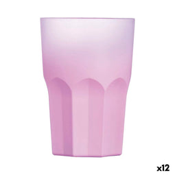 Glas Luminarc Summer Pop Roze Glas 12 Stuks 400 ml