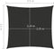 vidaXL - Zonnescherm - vierkant - 2,5x2,5 - m - oxford - stof - antracietkleurig