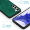 iMoshion Hoesje Geschikt voor Samsung Galaxy S23 Plus Hoesje Met Pasjeshouder - iMoshion Uitneembare 2-in-1 Luxe Bookcase - Donkergroen