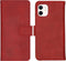 iMoshion Hoesje Geschikt voor iPhone 12 Mini Hoesje Met Pasjeshouder - iMoshion Luxe Bookcase - Rood
