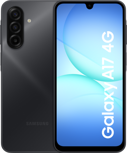 Samsung Galaxy A17 4G - Zwart - 128 GB - Dubbele fysieke simkaart