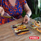PYREX Pure Glass - Voedselcontainer borosilicaatglas met deksel - Luchtdicht - Set van 3 (0,8 l)