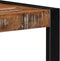 vidaXL - Wandschap - 35x35x100 - cm - massief - gerecycled - hout - meerkleurig