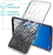iMoshion Hoesje Geschikt voor Motorola Moto G8 Power Hoesje Siliconen - iMoshion Design hoesje - Zwart / Transparant / Splatter Black