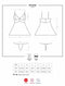 Obsessive Babydoll Setje Met Kant - Zwart - S/M