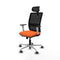 Piqueras y Crespo 1B086G2 - Bureaustoel - Verstelbare hoogte 50-62 cm - Oranje