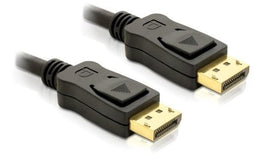 Delock Displayport Male naar Displayport Male - 3m - Displayport 1.2 - Zwart
