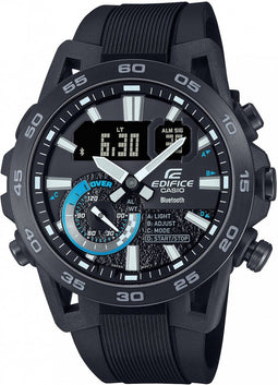 Casio Edifice ECB-40PB-1AEF - Polshorloge - Quartz - Ø 43 mm - Zwart