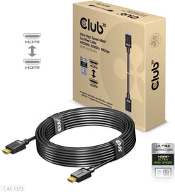 Club 3D CLUB3D - Ultra High Speed HDMI Kabel - 4K120Hz 8K60Hz 48Gbps 5m Zwart