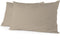 HOME LINGE PASSION - HP72091 - Set van 2 kussenslopen 50 x 70 cm - Microvezel - Beige (2 stuks)