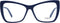 Tods TO5273 54090 bril zonder sterke - Dames - Blauw