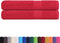 vidaXL - Handdoeken - 2 - st - 100x200 - cm - 360 - g/m² - 100% - katoen - rood