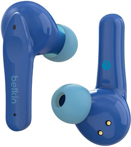 Belkin SoundForm Nano - Draadloze hoofdtelefoon - In-ear met ruisonderdrukking - Blauw
