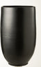 J-Line vaas Ying - kermiek - zwart - large - 90 cm hoog