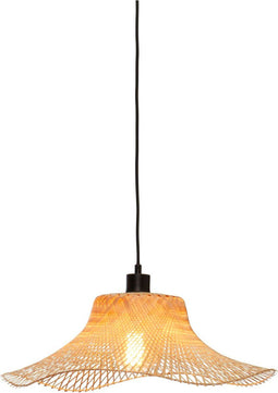 GOOD&MOJO Hanglamp Ibiza - Bamboe - 50x50x15cm - - Hanglampen Eetkamer, Slaapkamer, Woonkamer