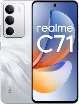 realme C71 - Smartphone - 8 GB RAM 256 GB opslag 50 MP camera 6000 mAh Wit