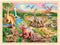 Goki Houten Legpuzzel Dinosaurus, 96st.