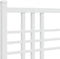vidaXL - Bedframe - met - hoofdbord - metaal - wit - 200x200 - cm