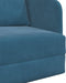 vidaXL - Vloersofa - Bed - 2-in-1 - Blauw - 65x80x83 - cm - Velvet