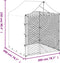 vidaXL - Hondenkennel - met - dak - 2x2x2,5 - m - gegalvaniseerd - staal - zilver