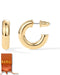 Lelu Oorringen - Ronde Oorhangers - Goud verguld - 20mm