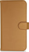 Høyde - Vegan lederen bookcase hoes - 100% Biologisch Afbreekbaar - Geschikt voor Samsung Galaxy S21 - Cognac