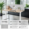 tectake® Bureauscherm Noisy - Scheidingswand met geluidsabsorberende PET-kern - 130 x 40 cm