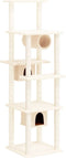 vidaXL - Kattenmeubel - met - sisal - krabpalen - 169 - cm - donkergrijs