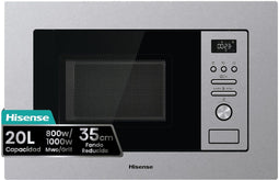 Hisense BIM320G41X - Magnetron met Grill - 800 W - Roestvrij staal