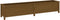 vidaXL - Plantenbak - verhoogd - 199,5x40x39 - cm - massief - grenen - honingbruin