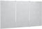 vidaXL Whiteboard magnetisch inklapbaar 150x80x1,7 cm aluminium