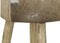 - stool wood leather 40x40x77 cow -