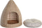 Hondenbed DKD Home Decor 45 x 45 x 57 cm Natuurlijk Rotan