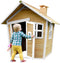 AXI Alice Speelhuis in Bruin/Wit - FSC hout - Speelhuisje voor de tuin / buiten - Tuinhuisje voor kinderen - 10 jaar garantie!