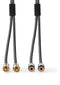 Nedis CATB24205GY50 - RCA Kabel - 500 cm - Grijs
