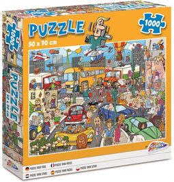 Grafix Legpuzzel Comic Verkeersdrukte, 1000st.