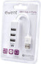 Ewent EW1122 - Mini USB 2.0 Hub - 4-poorts - Wit