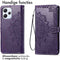 iMoshion Hoesje Geschikt voor Xiaomi Redmi 12 Hoesje Met Pasjeshouder - iMoshion Mandala Bookcase - Paars