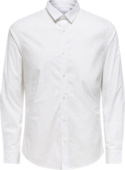 ONSALFREDO LS SHIRT - Overhemd lange mouwen - Knoopsluiting - Stretchy stof - Maat S