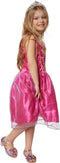 dressforfun - Meisjeskostuum prinses Lavendela 104 - Roze jurk met gouden stiksels - (3-4y)