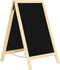 BRASQ Krijtstoepbord - Dubbelzijdig - Weerbestendig - Blank 75x135 CM