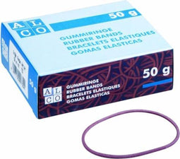 Elastieken Alco 200x6mm 500 gram in doos rood