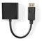 Nedis CCGT37350BK02 - DisplayPort naar VGA (D-Sub) Kabel - 20cm - Zwart