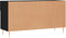 vidaXL - Schoenenbank - 102x35x55 - cm - bewerkt - hout - zwart