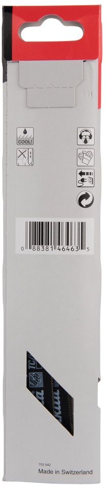 Makita B-51312 - Reciprozaagblad - HM/TCT voor RVS - 183 mm (2 stuks)