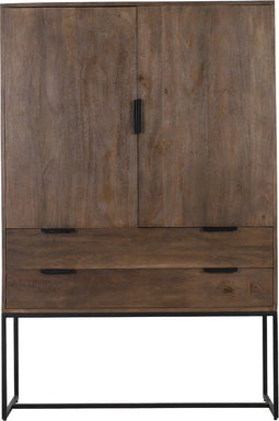 Light & Living - Kast MEAVE - 120x40x180cm - Bruin