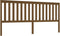 vidaXL - Hoofdbord - 206x6x101 - cm - massief - grenenhout - honingbruin