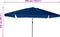 vidaXL - Tuin - Parasol - 395 - cm - x - 245 - cm - Azur - Blauw