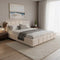 Juskys Florence - Gestoffeerd Bed - 180x200cm - Crème