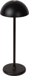 Lucide JOY - Oplaadbare Tafellamp - Dimbaar LED 1x1,5W 3000K - Ø 12 cm - IP54 - Zwart